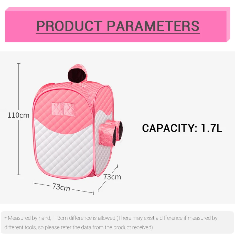 Портативная Домашняя спа сауна Паровая душевая комната аппарат для фумигации