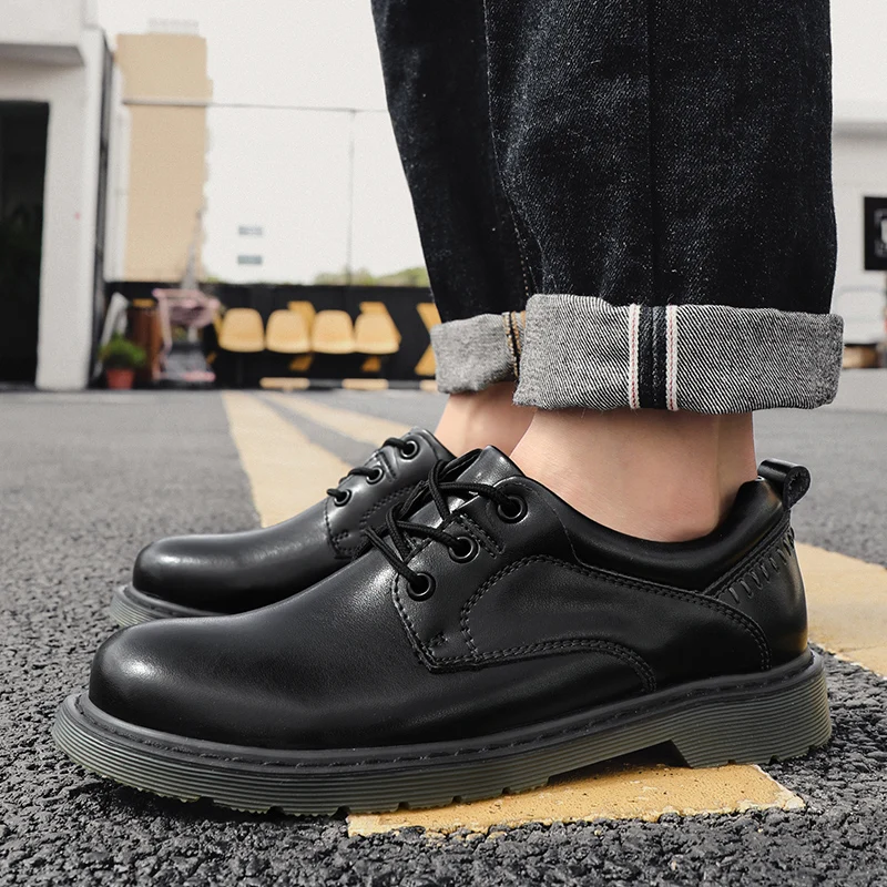 

Casual Loafers Shoes For Men Men Casual Sport Shoes Sneaker Man Shoe Fashion Flat Black Spring Sports Sneakers Leather