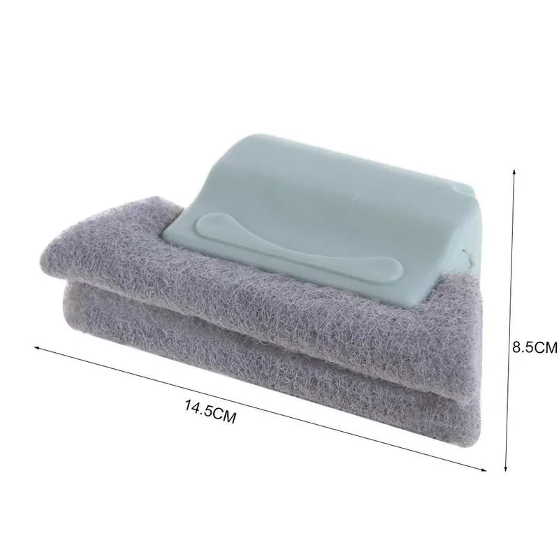 

1pcs Window Groove Cleaning Cloth Brush Slot Hand-held Multipurpose Door Gap Keyboard Three Colors Kitchen Brush Home Tools