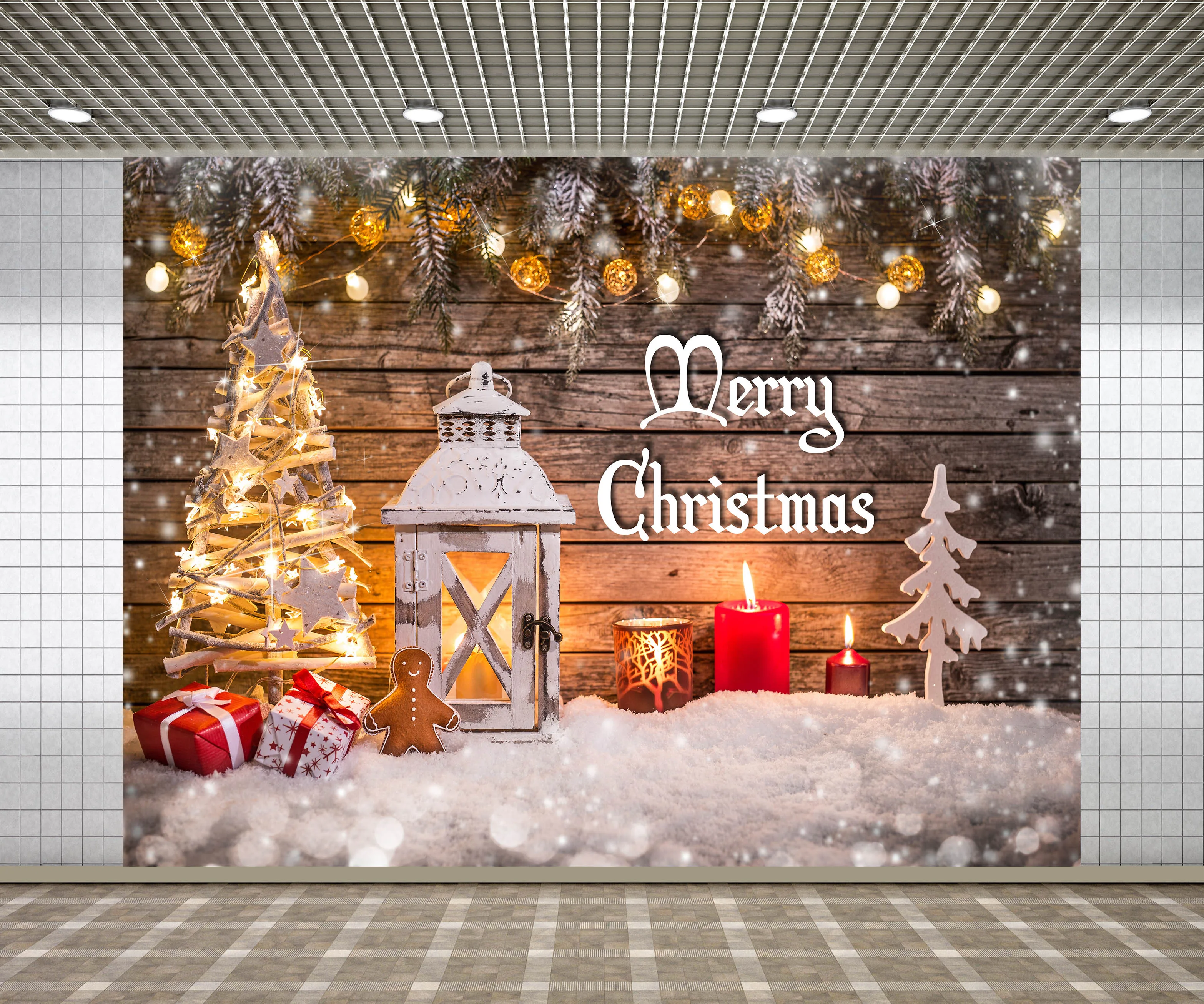 

Lyavshi деревянная новогодняя елка доска Снежинка, Свеча фон для фотосъемки Фоны Индивидуальные Зеленые фотографические фоны для фотостудии