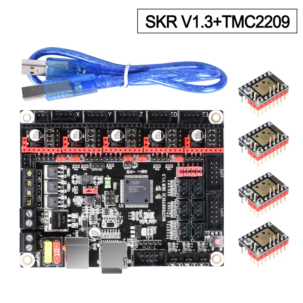 BIGTREETECH СКР V1.3 32Bit Управление доска + TMC2209 UART драйвер 32 бит Smoothieboard 3D принтеры