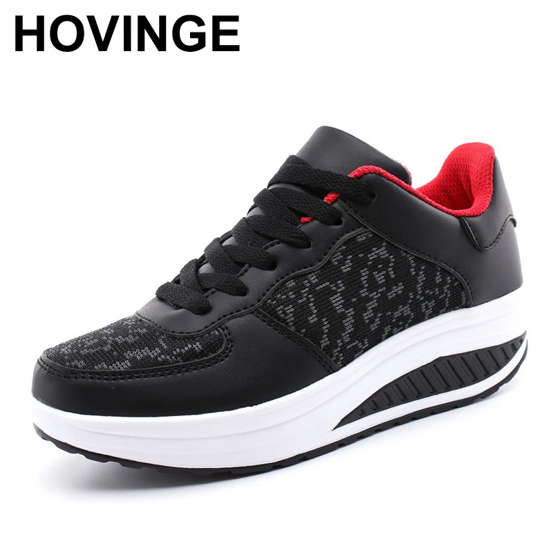 

HOVINGE Casual Women Shoes Breathable Women Sneakers Fashion Zapatos De Mujer Sport Scarpe Donna Sneaker Increasing Ladies shoes