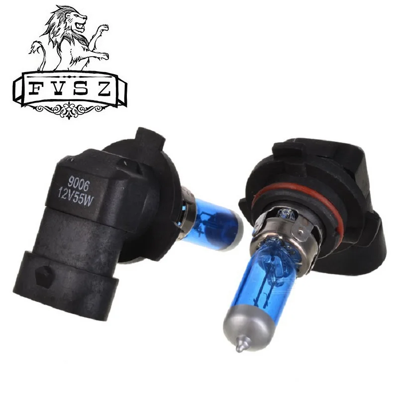 Автомобильный галогенный светильник 2 шт. HB4 9006 12 В 55 Вт 5000 К супер белый|Лампы для