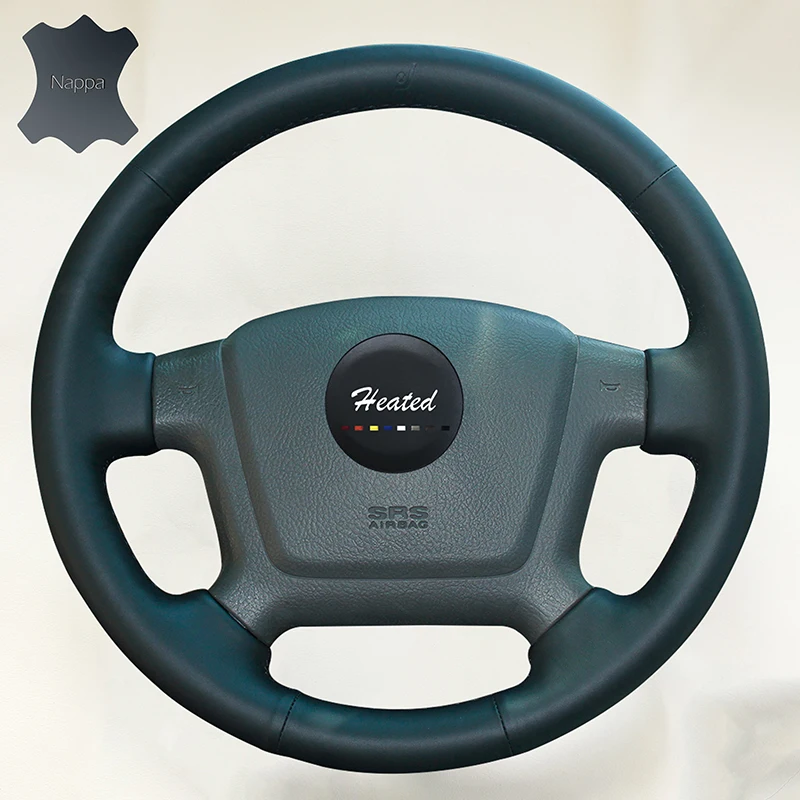 Натуральная кожа наппа Авто Руль крышка для Kia Cerato 2005 2012 лет Ceed кос на руль|wheel steering