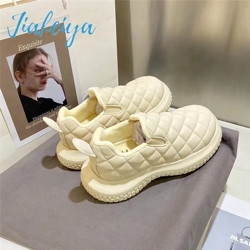 

Женские теплые ботинки на плоской подошве, сетчатые кроссовки с Красным бриллиантом, обувь для отдыха на толстой подошве, новинка 2021