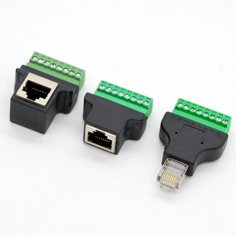 1 шт. новый сетевой соединитель разъем RJ45 на 8 битный Терминал контактный терминал