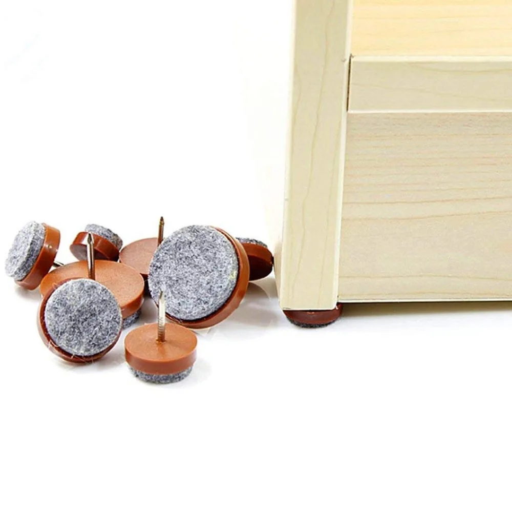 40 шт. Нескользящие круглые фетровые подставки диаметром 1 дюйма 28 мм|Заглушки на