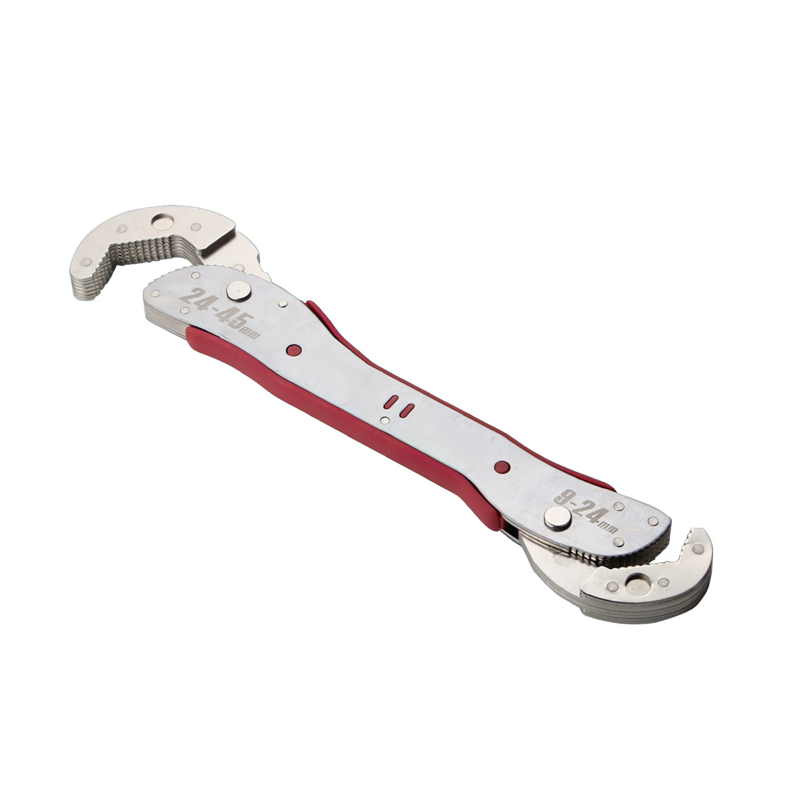

Multifunction Universal Wrench Double End Wrench Set Small and Large Opening 9-45mm Adjustable Wrench Spaner with Spring