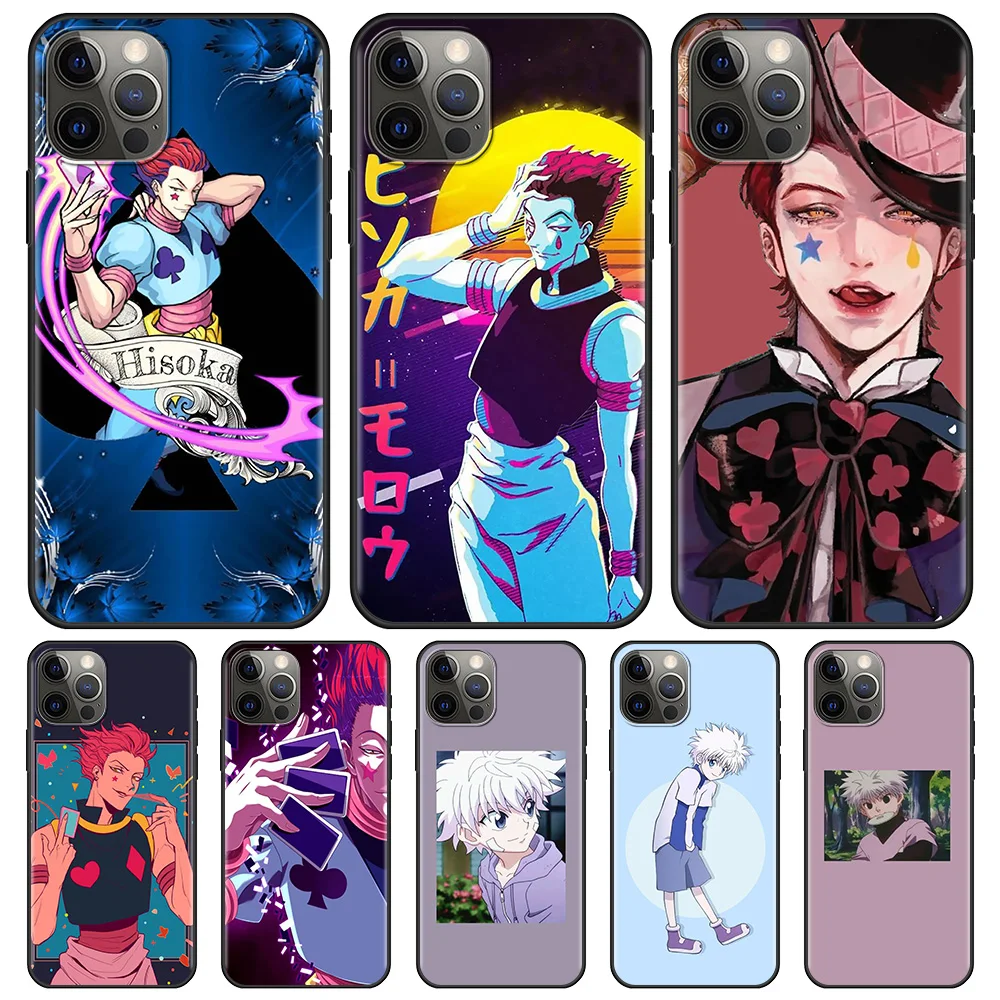 

HXH Hisoka Anime Phone Case for Apple iPhone 11 7 XR 12 Pro Max X 6 6S 8 Plus 11Pro 12 Mini XS 5 5S SE Soft Back Cover