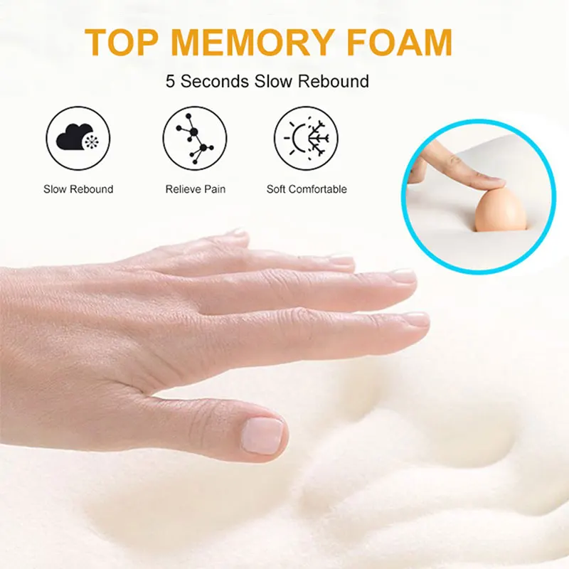 Автомобильная подушка для шеи 3D из пены с эффектом памяти прочная Кожаная