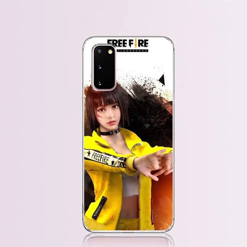 Free Fire Game Art Black Soft Shell Phone Case Capa for Samsung S9 plus S5 S6 S7 edge S8 S10 | Mobile Cases &amp Covers