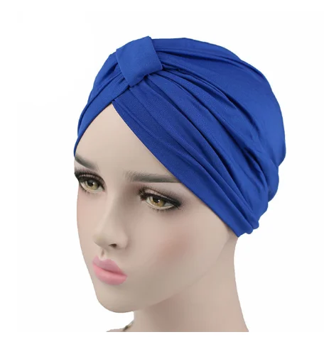 

Women Turban Stretchy Spandex Turban Hat Muslim Turban Headwear for Chemo Bandanas Hair Accessories
