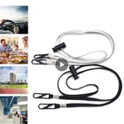 Регулируемый нескользящий ремешок для очков, нескользящий держатель для очков на цепочке, с двумя крючками, с защитой от потери