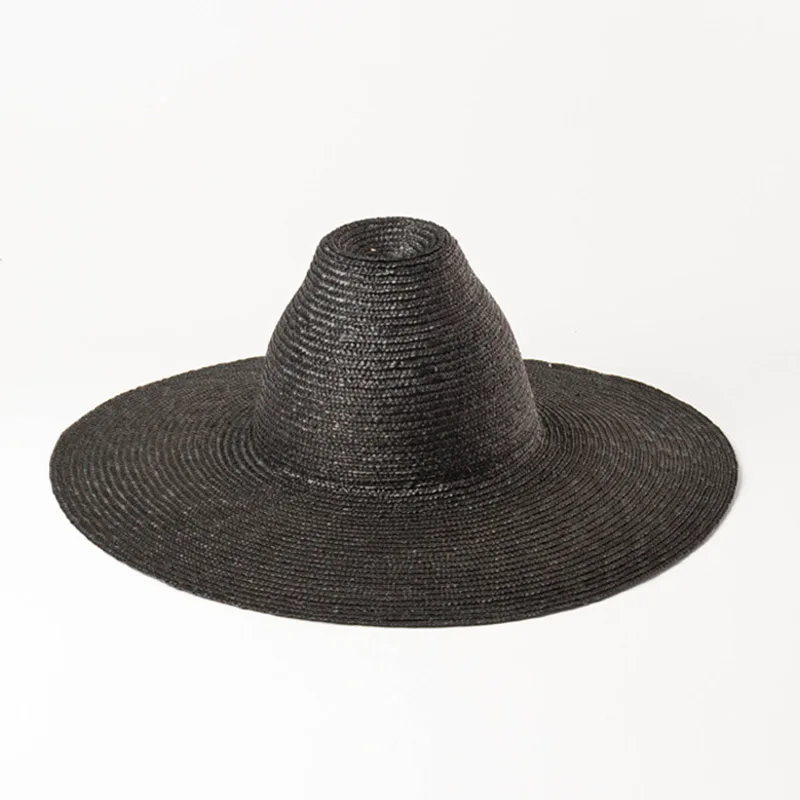 Шляпка от солнца с широкими полями и коническим верхом 15 см | Аксессуары для