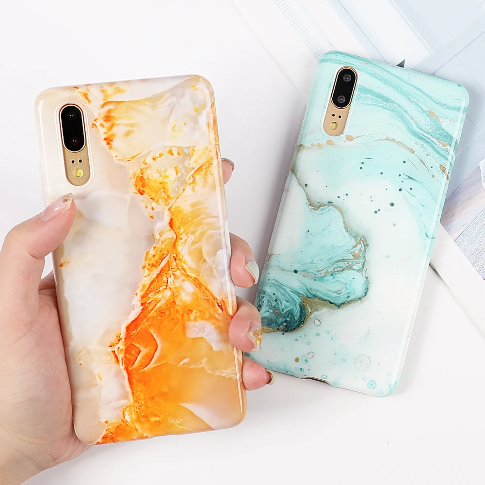 Чехол для телефона LOVECOM для huawei mate 30 20 Pro Lite P30 P20 Pro Lite Nova 4 3 3e винтажная мягкая задняя крышка IMD с треснутым мрамором