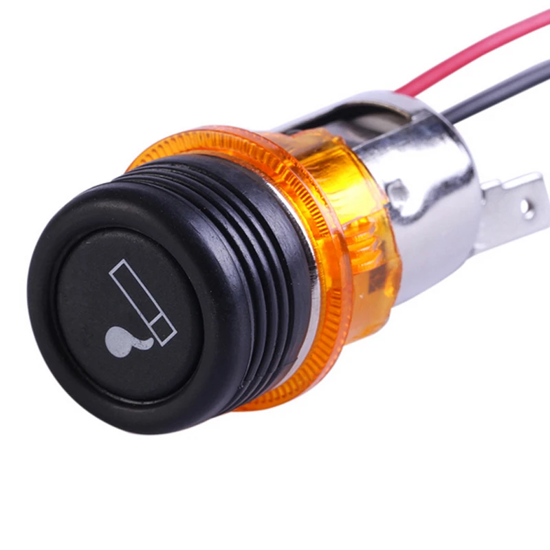 1pc LED Light Car Motorcycle Cigarette Lighter Auxiliary Socket Plug 12V For Mobile Phone Navigation | Автомобили и мотоциклы