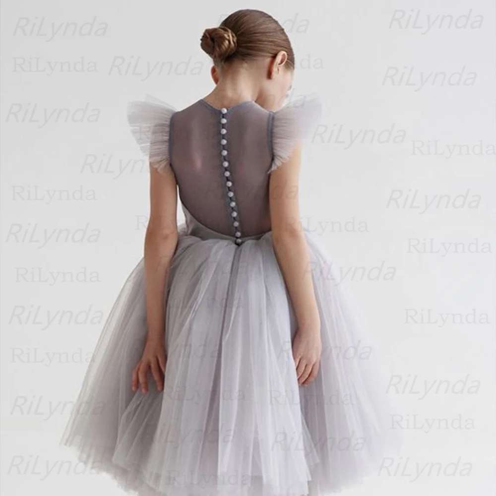 

Flower Girl Dresses For Wedding Fashionable Pageant Gown Sleeveless Lace Appliques Holy Communion Dresses For Girl