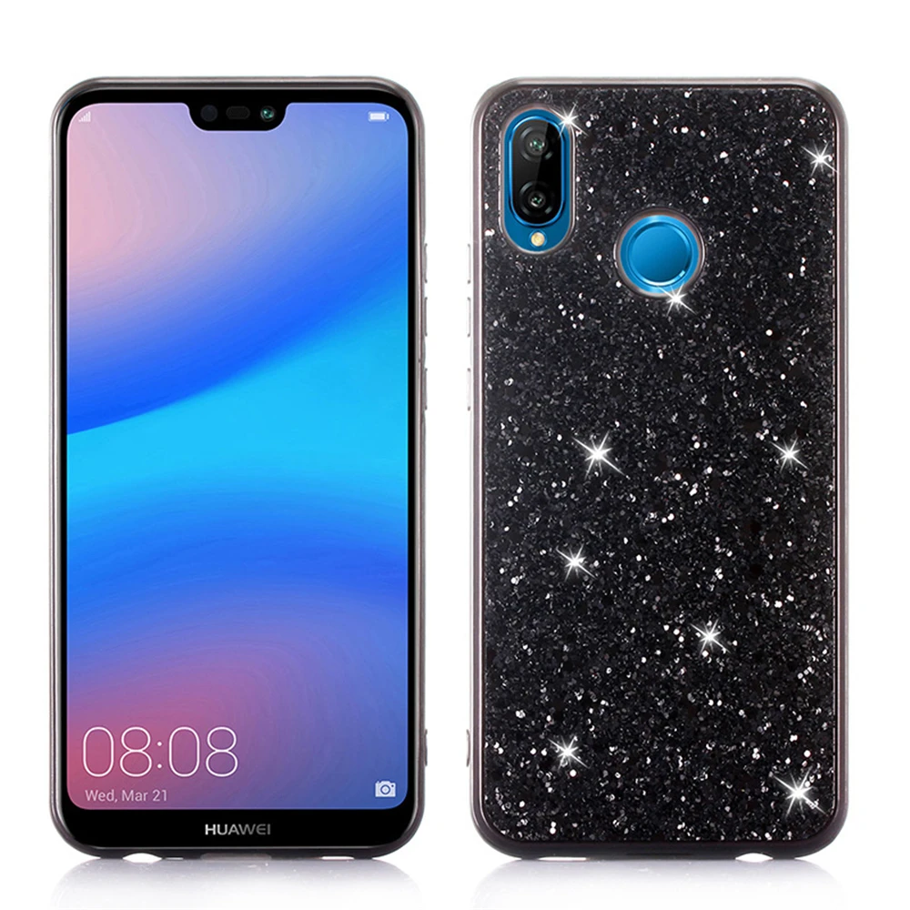 Роскошный блестящий чехол из золотой фольги для телефона Huawei P30 Pro P20 Mate 20 Lite Y5 Y6 2019