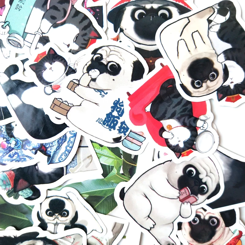 40 шт. детские наклейки милый кот император Мини бумажные сделай сам дневник