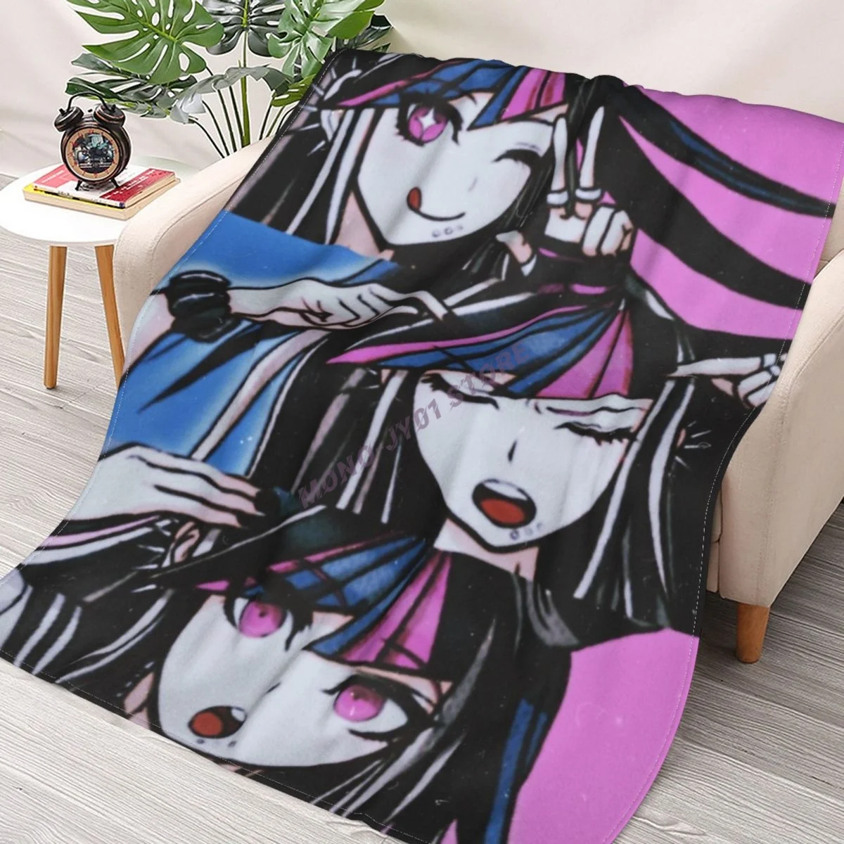 

✧ I-BUKI MIO-DA ✧ Throw Blanket Sherpa Blanket cover Bedding soft Blankets