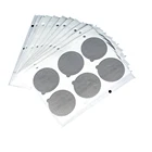 Многоразовая капсула Nespresso для кофе 2000 шт., заправляемая капсула из нержавеющей стали, самоклеящаяся Крышка для заварника из алюминиевой фольги