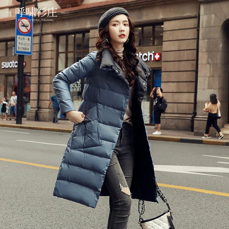 

KMETRAM 2021 ульсветильник Кая пуховая куртка зимнее пальто Женская модная двухсторонняя одежда парка женское корейское длинное пальто манто дл...