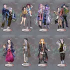 Фигурка героя аниме рассекающий демонов, 15 см, акриловая модель на подставке, коллекция игрушек, Rengoku Kyoujurou, подарки, KeyChai