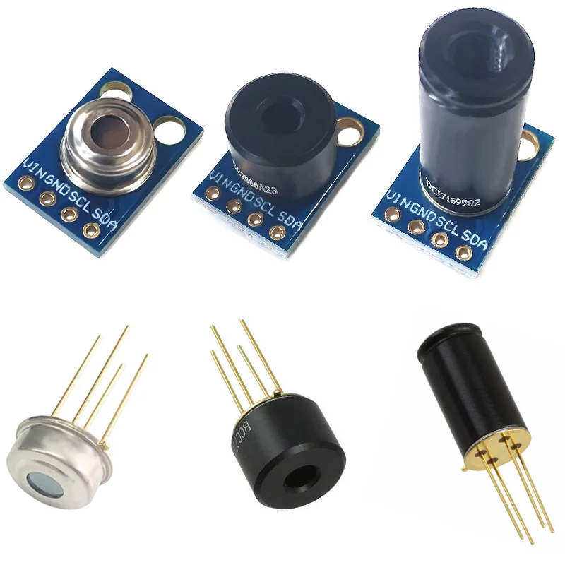 

GY-906 MLX90614ESF Новый MLX90614 BAA BCC DCI DAA DCC Бесконтактный модуль датчика температуры совместимый