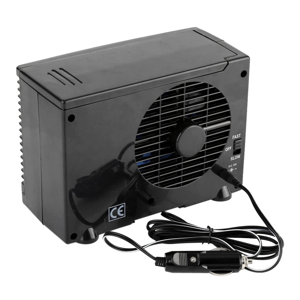 12V Car Air Cooler Evaporative Water Cooling Fan With Non-Slip Mat Two Speeds Car Air Conditioner For Vehicle Truck Ventilation