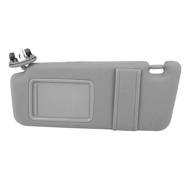 Левый солнцезащитный козырек водителя с люверсом и подсветсветильник под