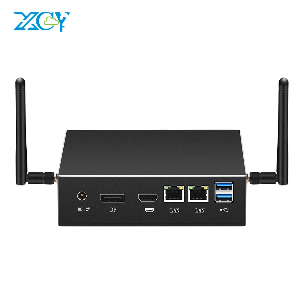 Verkauf XCY Mini Pc Intel Core I7 10510U I5 I3 Linux Thin Client Micro Desktop Computer Beste Industrielle Win 10 Minipc Dual Lan Port 4K