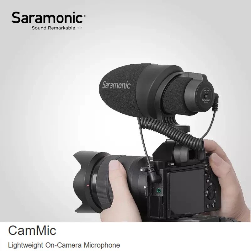 Saramonic Cammic легкая камера микрофон Запись интервью ветровое стекло для Dslr Canon Nikon камера s