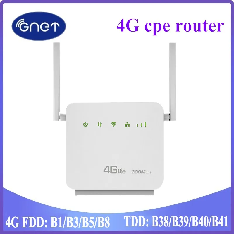 4G cpe роутер 300 Мбит/с Wi-Fi роутеры 4G LTE мобильный роутер с портом LAN/WAN Поддержка SIM-карты и Европы/Азии/Ближнего Востока/Африки