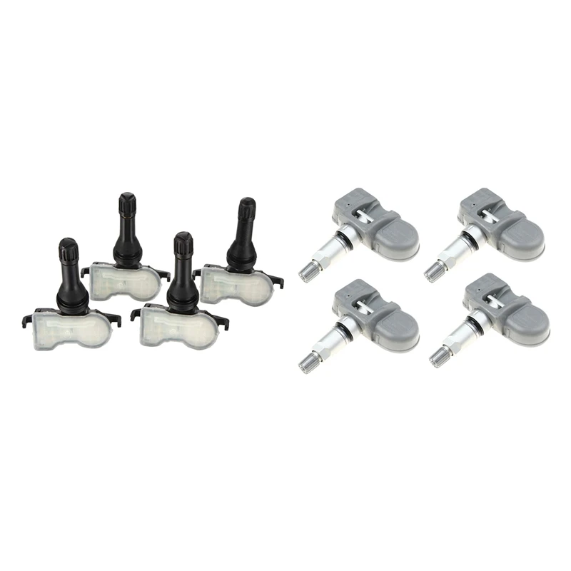 

4Pc Car Tpms Tire Pressure Monitoring System Sensor 433Mhz with 4 PCS New Tire Pressure Sensor