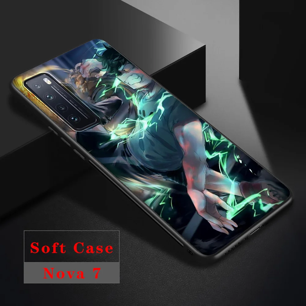 Чехол Lavaza с аниме My Boku No Hero для Huawei P8 P9 P10 P20 P30 Y6 Y7 Y9 Lite Pro P Smart Nova 2i 3i Mini 2017 2018|Бамперы| |