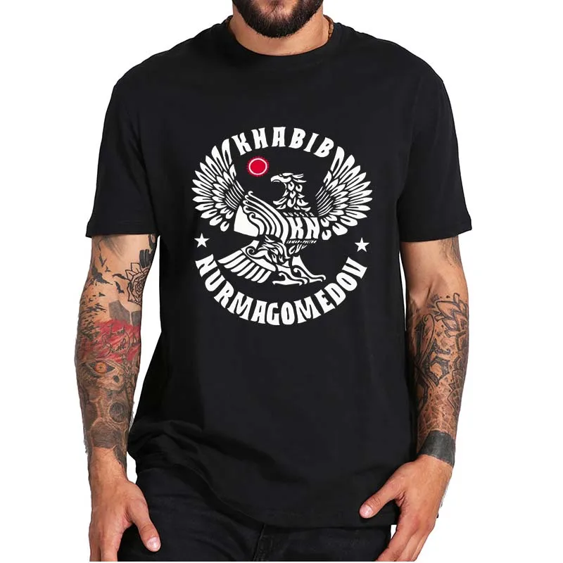 

Khabib Nurmagomedov T-Shirt Martial Artist Fans Essential Tshirt Soft Casual Premium 100% Cotton Men's Clothing EU Size
