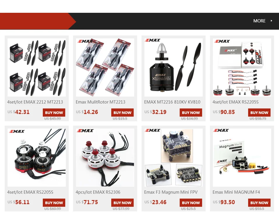 4 компл./лот EMAX пуля Скорость контроллер ESC 6A/12A/15A/20A/30A/35A Поддержка DSHOT для Мультикоптер Квадрокоптер с FPV
