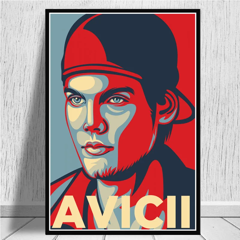 Avicii Легенда DJ музыка ПЕВЕЦ Звезда современный абстрактный постер принты