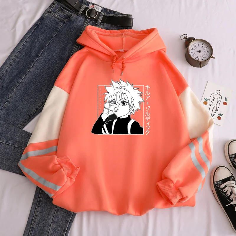 

Hunter X Hunter Men Women Pullovers Hoodies Sweatshirts Killua Zoldyck Hisoka Anime Hoody Akatsuki Clothes Streetwear pullover