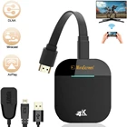 MiraScreen 4K 5G TV Stick HDMI-совместимый anycast Miracast DLNA Airplay WiFi Дисплей приемник с поддержкой Windows Andriod TV S