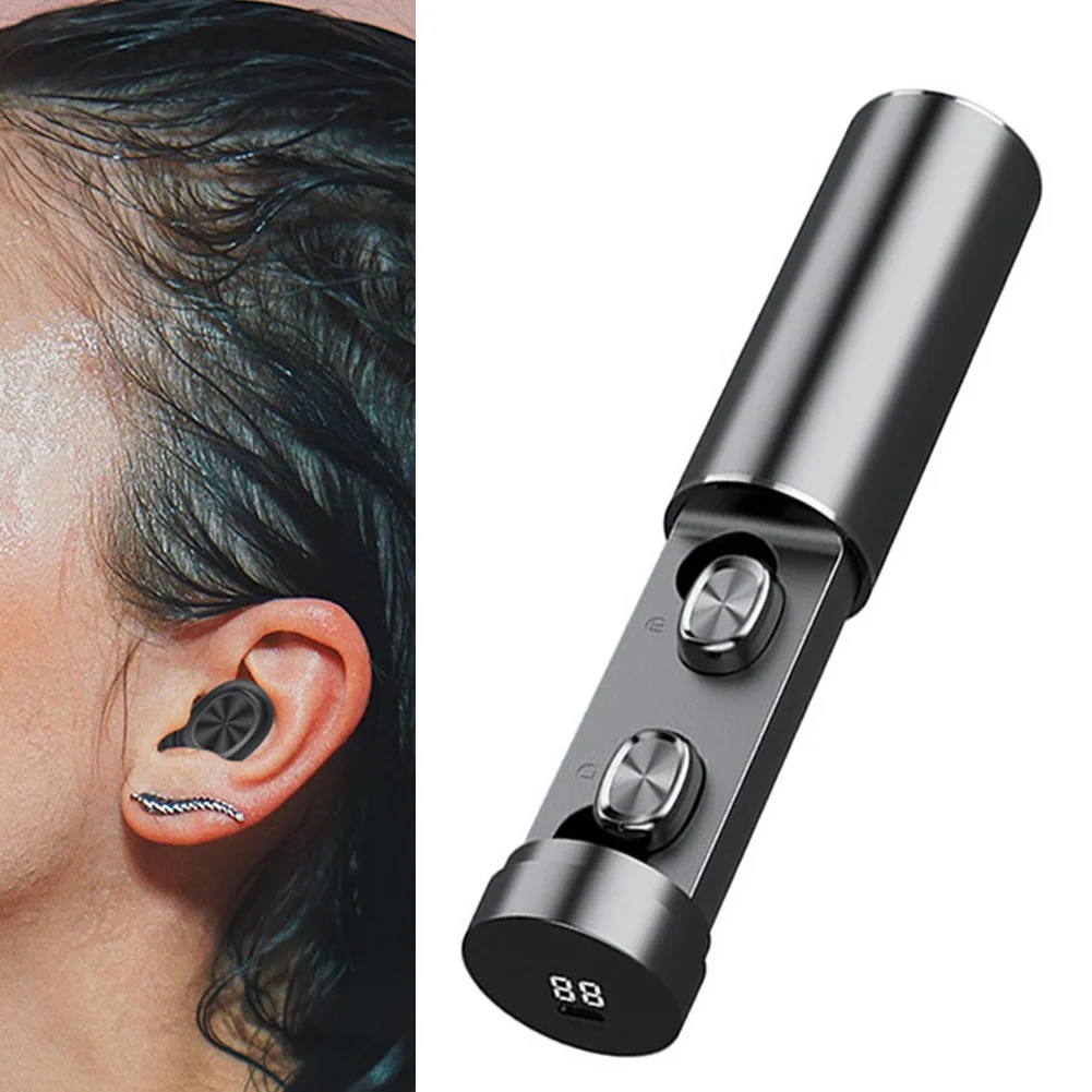 

TWS Bluetooth Wireless Earbuds Sport Waterproof Headphones 8D HIFI Stereo LED Digital Display Earphones For Xiaomi Huawei Iphone