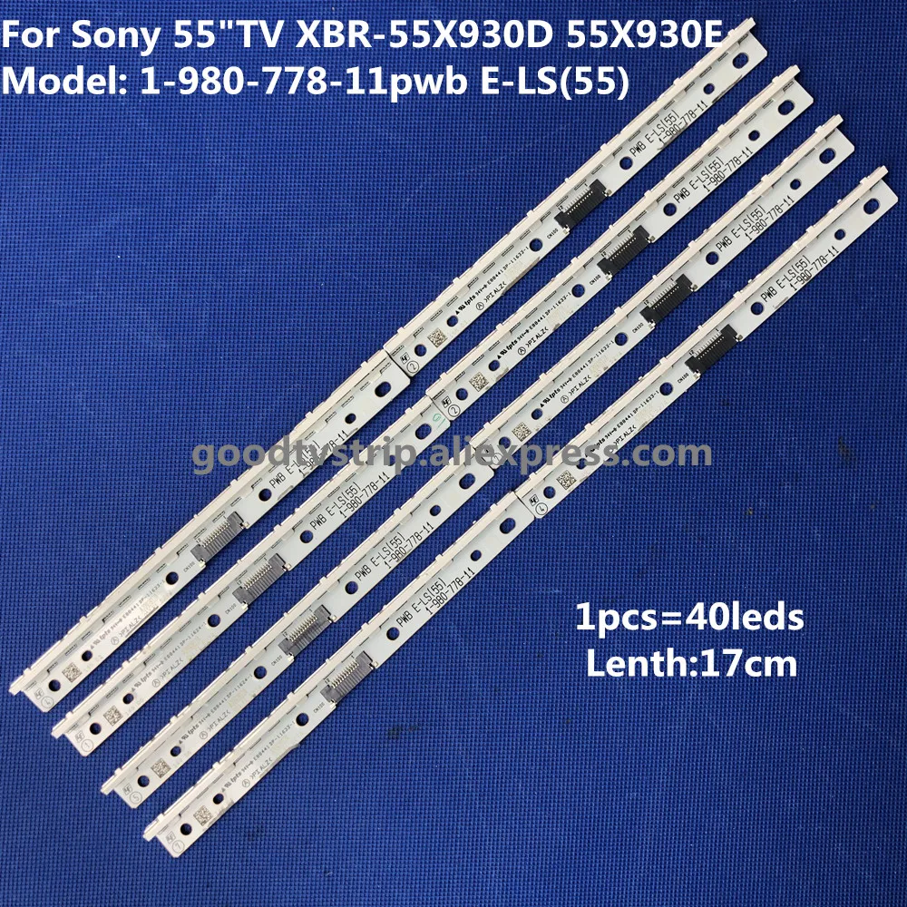 4 штуки/lotLED Подсветка полоса 40 лампа для Так ny 55 &quotТВ XBR 55X930D 55X930E 1 980 778 11 ПРБ E LS(55) 580