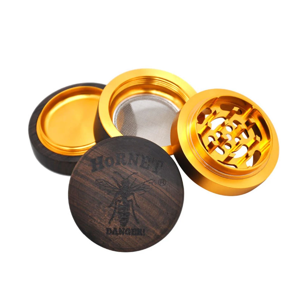 Высокое качество ручной работы Hornet палисандр табачная шлифовальная машина 60 мм 4