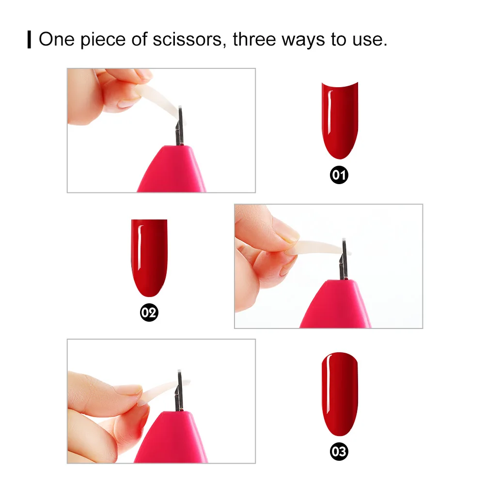 Кусачки для кутикулы ногтей машинка стрижки радужной толкатель омертвевшей кожи