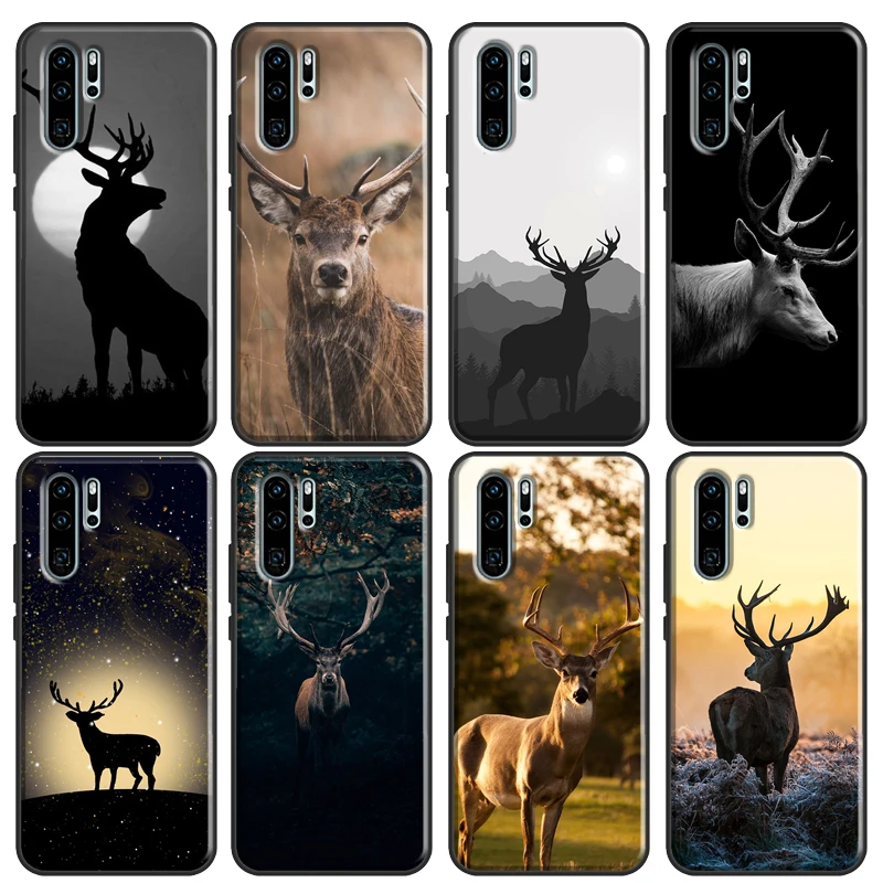 Потрясающий мягкий чехол с животными оленя для Huawei P30 Lite P40 P20 Pro Mate 20 10 Lite P Smart 2021 2019 чехол для телефона
