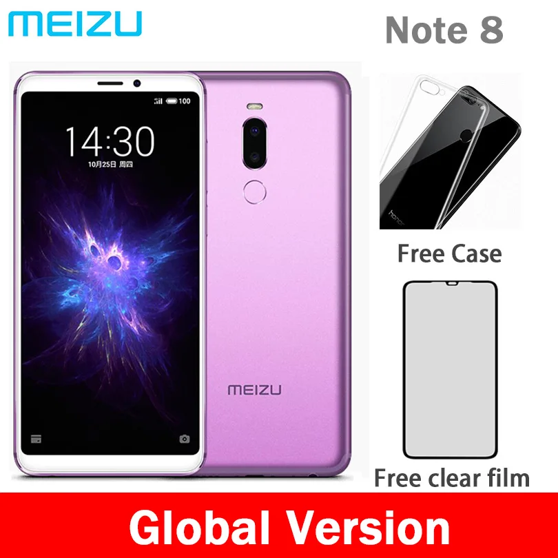 Глобальная версия Meizu note 8 note8 4 Гб ОЗУ 64 ПЗУ Восьмиядерный процессор Snapdragon 632 6 0