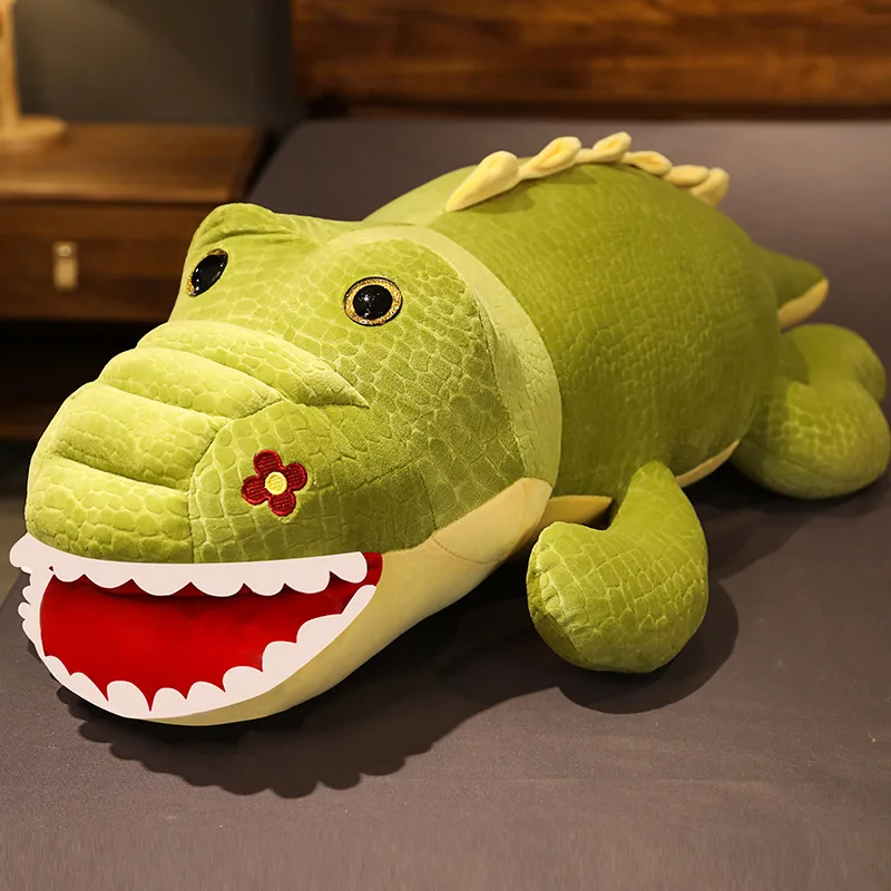 

New Huggable Big Size Simulation Crocodile Plush Toys Soft Stuffed Animals Cushion Pillow Toys Home Decor Kids Girls Xmas Gifts