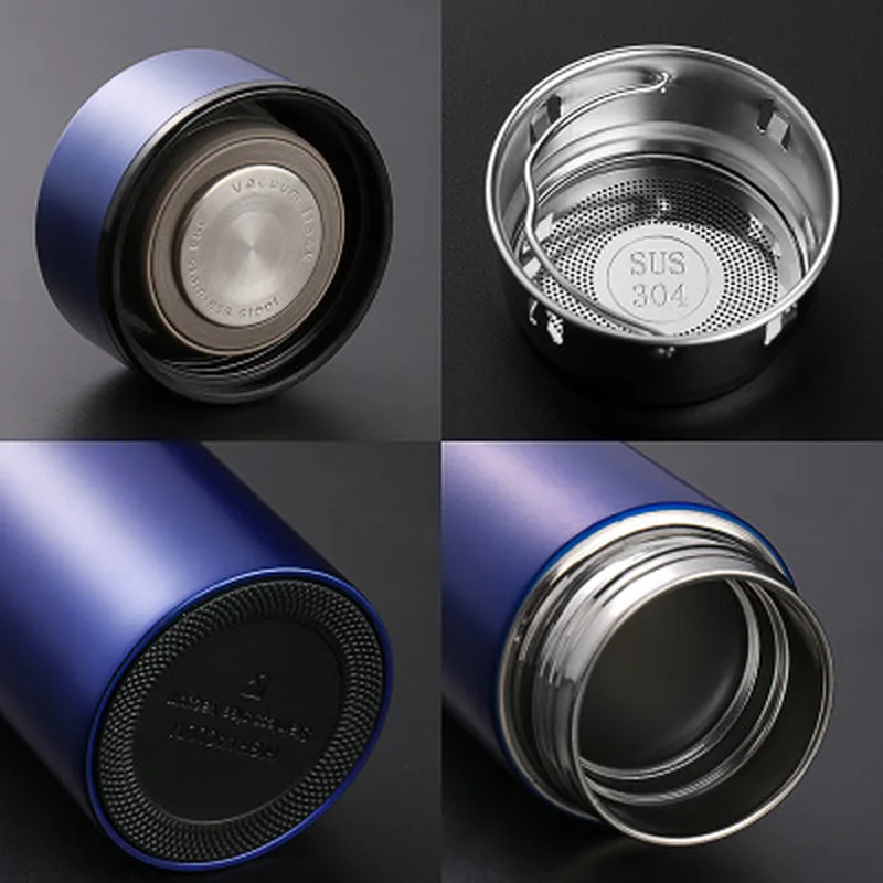 2020 термос чайная вакуумная фляжка с фильтром Термокружка из нержавеющей стали 304