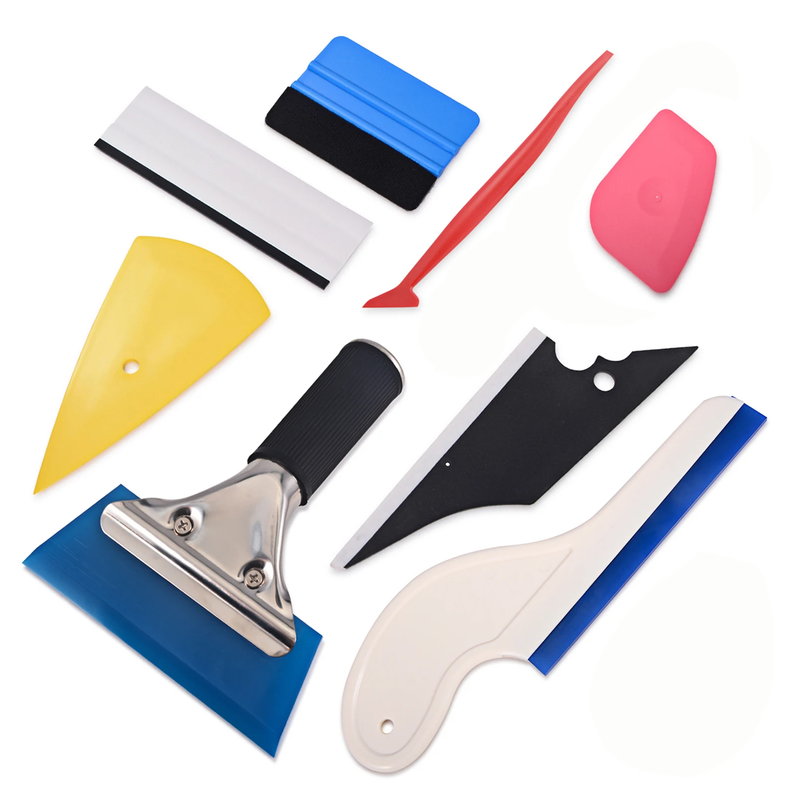 Скребок FOSHIO из углеродного волокна для нанесения наклеек на стекло|Скребок| |