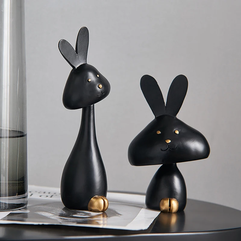 

Resin Animal-Shape Ormament Durable Cute Interesting Simple Fashion Best Gift Suit for Living Room Office Bedroom HVR88